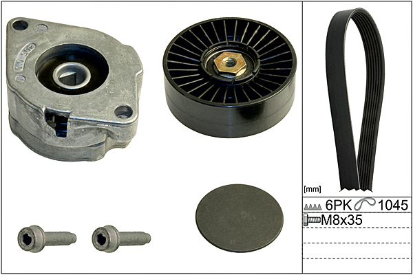 SCHAEFFLER INA Kileremssæt 529010210 for FORD VW