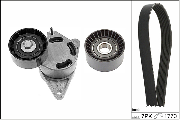 SCHAEFFLER INA Kileremssæt 529013610 for DACIA RENAULT
