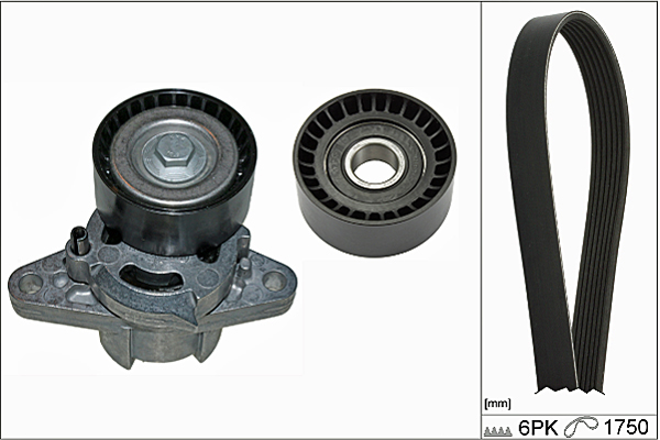 SCHAEFFLER INA Kileremssæt 529016410 for RENAULT DACIA