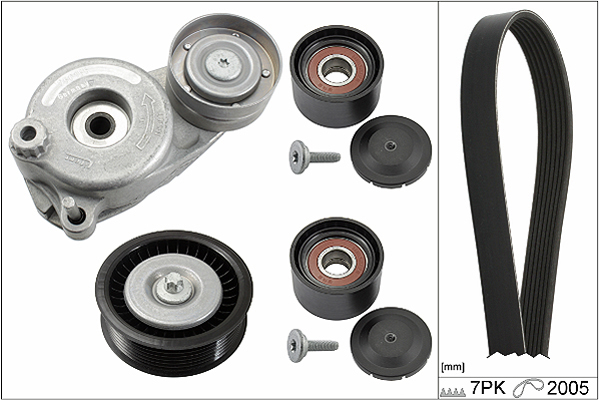 SCHAEFFLER INA Kileremssæt 529016810 for MERCEDES-BENZ