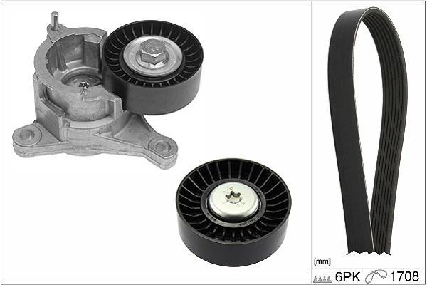 SCHAEFFLER INA Kileremssæt 529018410 for PEUGEOT FIAT