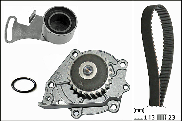 SCHAEFFLER INA Vandpumpe + tandremssæt 530024230 for ROVER MG
