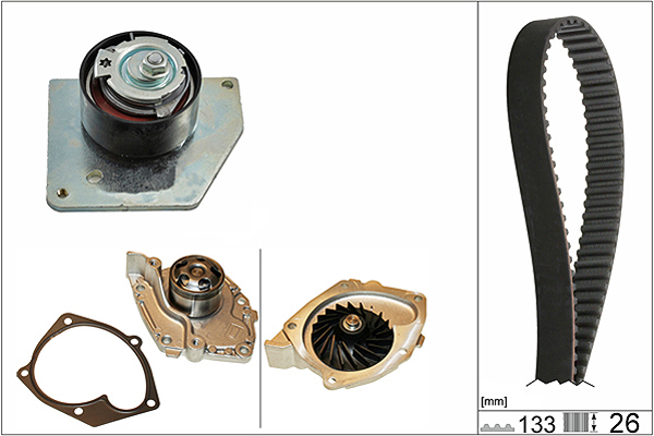 SCHAEFFLER INA Vandpumpe + tandremssæt 530057930 for RENAULT DACIA SUZUKI