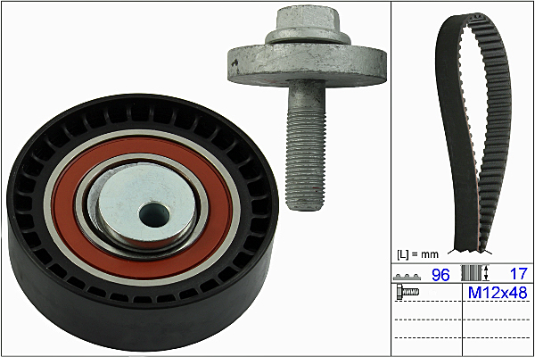 SCHAEFFLER INA Tandremssæt 530060410 for NISSAN RENAULT