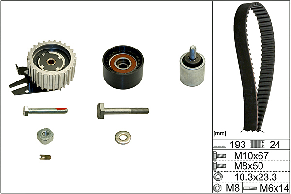 SCHAEFFLER INA Tandremssæt 530061910 for OPEL VAUXHALL SAAB