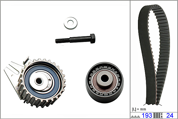 SCHAEFFLER INA Tandremssæt 530062310 for FIAT