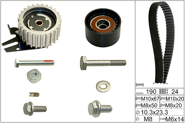 SCHAEFFLER INA Tandremssæt 530062410 for VAUXHALL OPEL FIAT ALFA ROMEO GENERAL MOTORS SUZUKI
