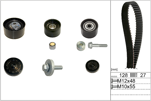 SCHAEFFLER INA Tandremssæt 530063710 for DACIA RENAULT
