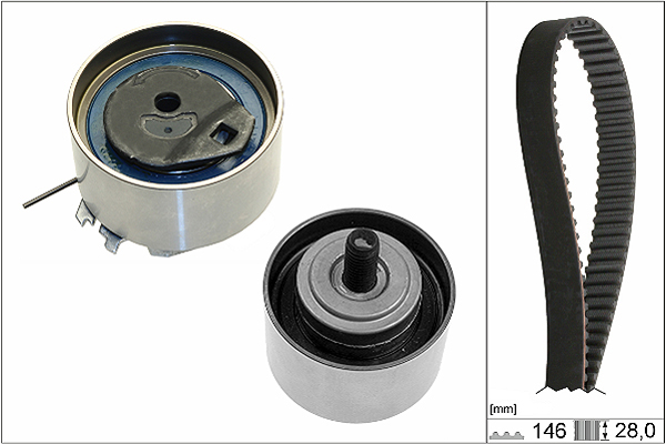 SCHAEFFLER INA Tandremssæt 530064110 for CHRYSLER