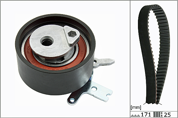 SCHAEFFLER INA Tandremssæt 530065110 for JEEP DODGE CHRYSLER LANCIA