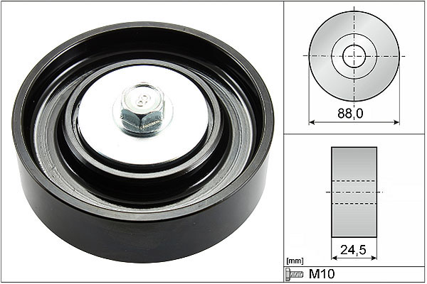 SCHAEFFLER INA Medløberhjul, multi-V-rem 532083510 for LEXUS