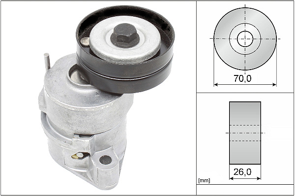 SCHAEFFLER INA Remstrammer, kilerem 534010230 for OPEL GENERAL MOTORS