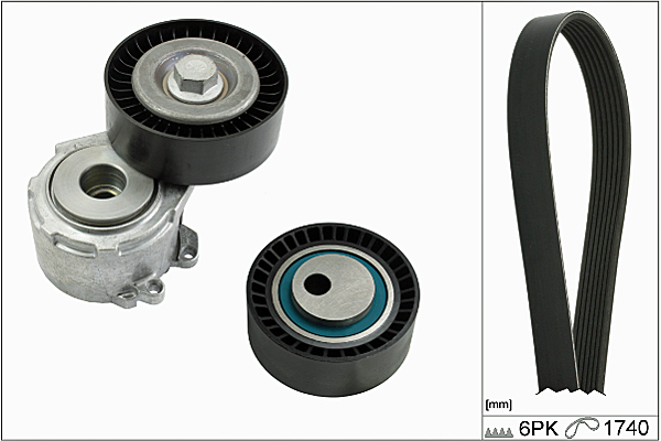 SCHAEFFLER INA Kileremssæt 529001710 for PEUGEOT LANCIA FIAT