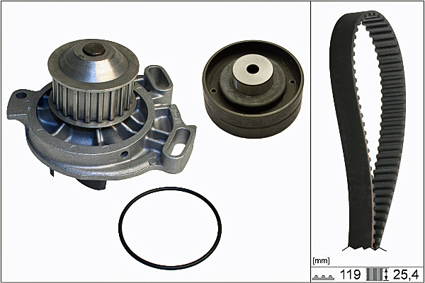 SCHAEFFLER INA Vandpumpe + tandremssæt 530015230 for VOLVO VW