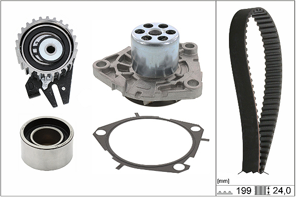 SCHAEFFLER INA Vandpumpe + tandremssæt 530062530 for LANCIA FIAT ALFA ROMEO