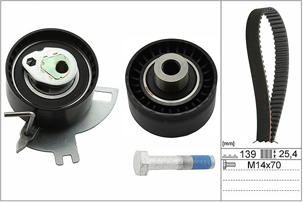 SCHAEFFLER INA Tandremssæt 530069110 for FORD FORD USA VAUXHALL PEUGEOT FIAT