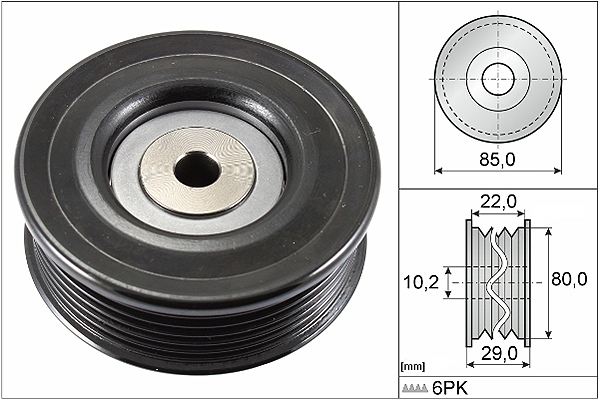 SCHAEFFLER INA Medløberhjul, multi-V-rem 532079910 for LEXUS LOTUS