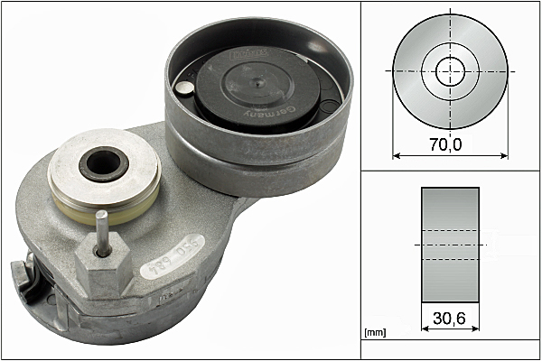 SCHAEFFLER INA 534058810 70mm for DAF