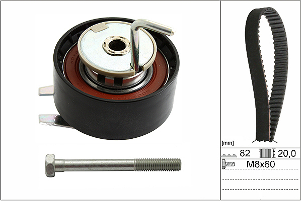 SCHAEFFLER INA Tandremssæt 530069310 for DACIA LAND ROVER