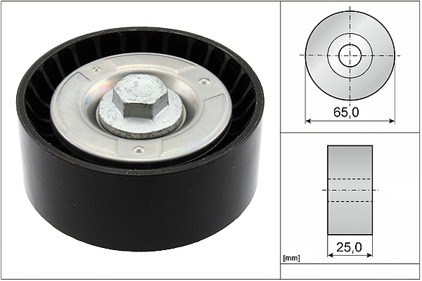 SCHAEFFLER INA Medløberhjul, multi-V-rem 532085510 for MERCEDES-BENZ MERCEDES-BENZ (BBDC)