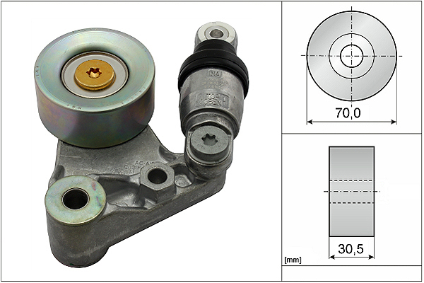 SCHAEFFLER INA Remstrammer, kilerem 534062910 for NISSAN