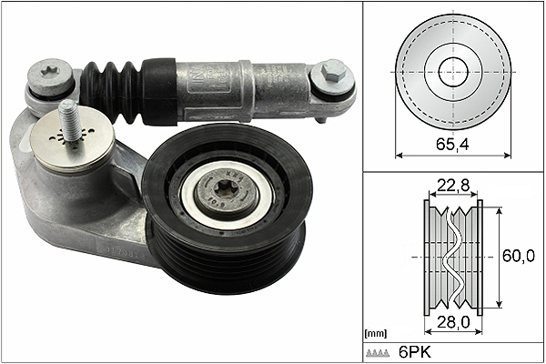 SCHAEFFLER INA Remstrammer, kilerem 534059510 for LAND ROVER