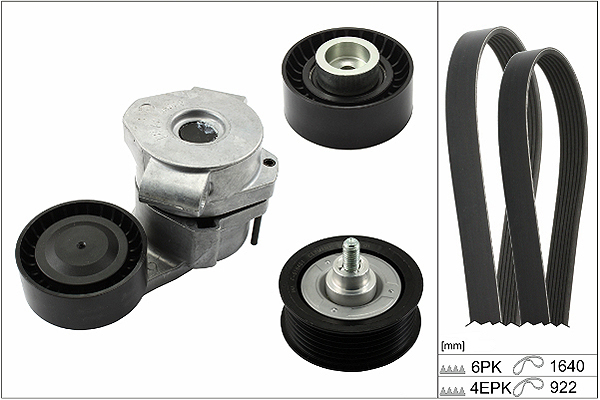SCHAEFFLER INA Kileremssæt 529032210 for FORD PEUGEOT