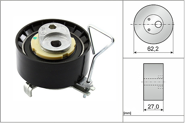 SCHAEFFLER INA Strammehjul, tandrem 531092810 for VOLVO