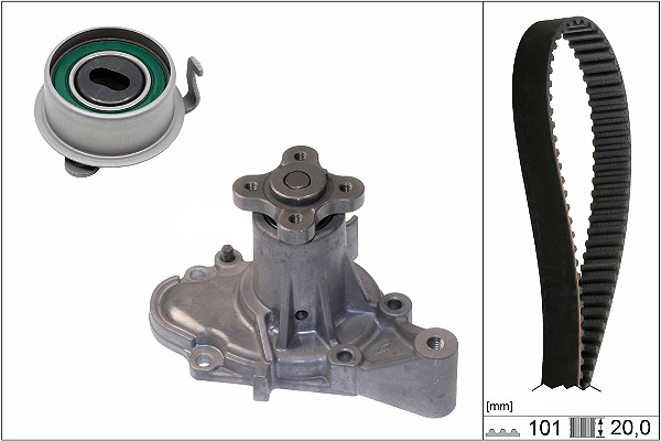 SCHAEFFLER INA Vandpumpe + tandremssæt 530035530 for KIA