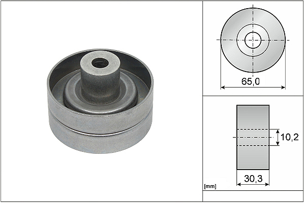 SCHAEFFLER INA Medløberhjul, multi-V-rem 532091010 for FORD MAZDA
