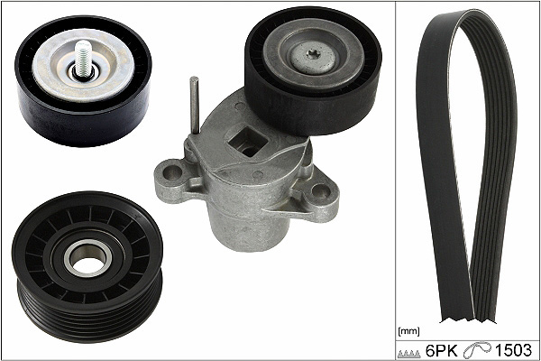 SCHAEFFLER INA Kileremssæt 529033710 for FORD