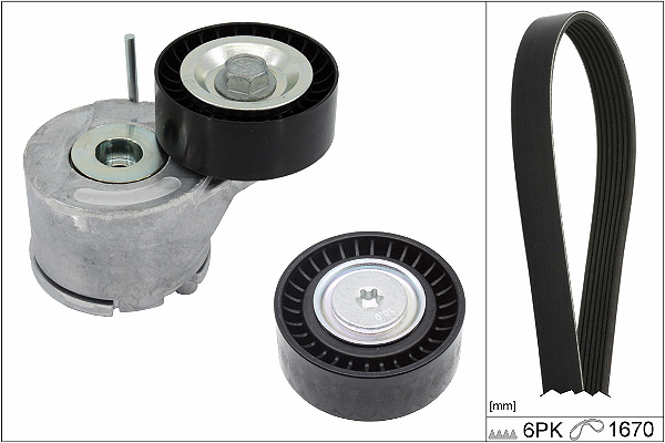 SCHAEFFLER INA Kileremssæt 529038010 for VAUXHALL FIAT PEUGEOT
