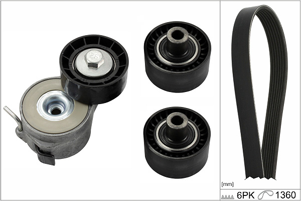 SCHAEFFLER INA Kileremssæt 529040410 for FIAT PEUGEOT