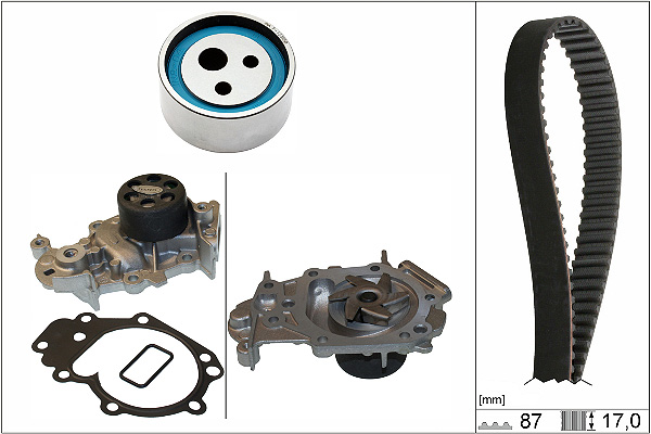 SCHAEFFLER INA Vandpumpe + tandremssæt 530018231 for DACIA RENAULT