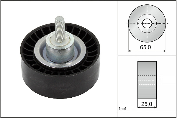 SCHAEFFLER INA Medløberhjul, multi-V-rem 532088610 for JAGUAR LAND ROVER