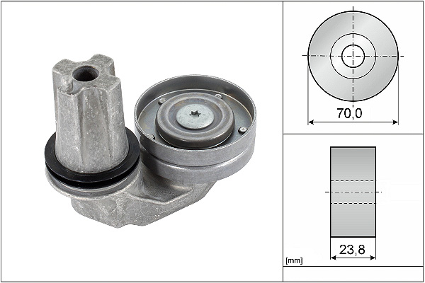 SCHAEFFLER INA Remstrammer, kilerem 534063510 for LAND ROVER