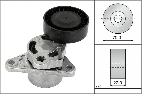 SCHAEFFLER INA Remstrammer, kilerem 534070910 for MERCEDES-BENZ