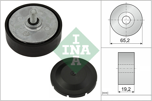 SCHAEFFLER INA Medløberhjul, multi-V-rem 532114210 for VW PORSCHE