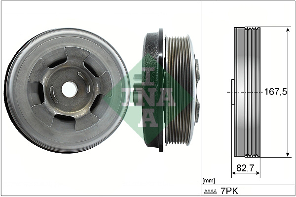 SCHAEFFLER INA Remskive, krumtapaksel 544060110 for MERCEDES-BENZ