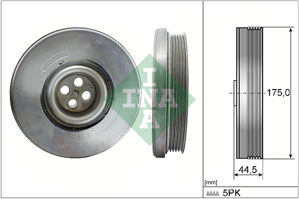 SCHAEFFLER INA Remskive, krumtapaksel 544060410 for MERCEDES-BENZ
