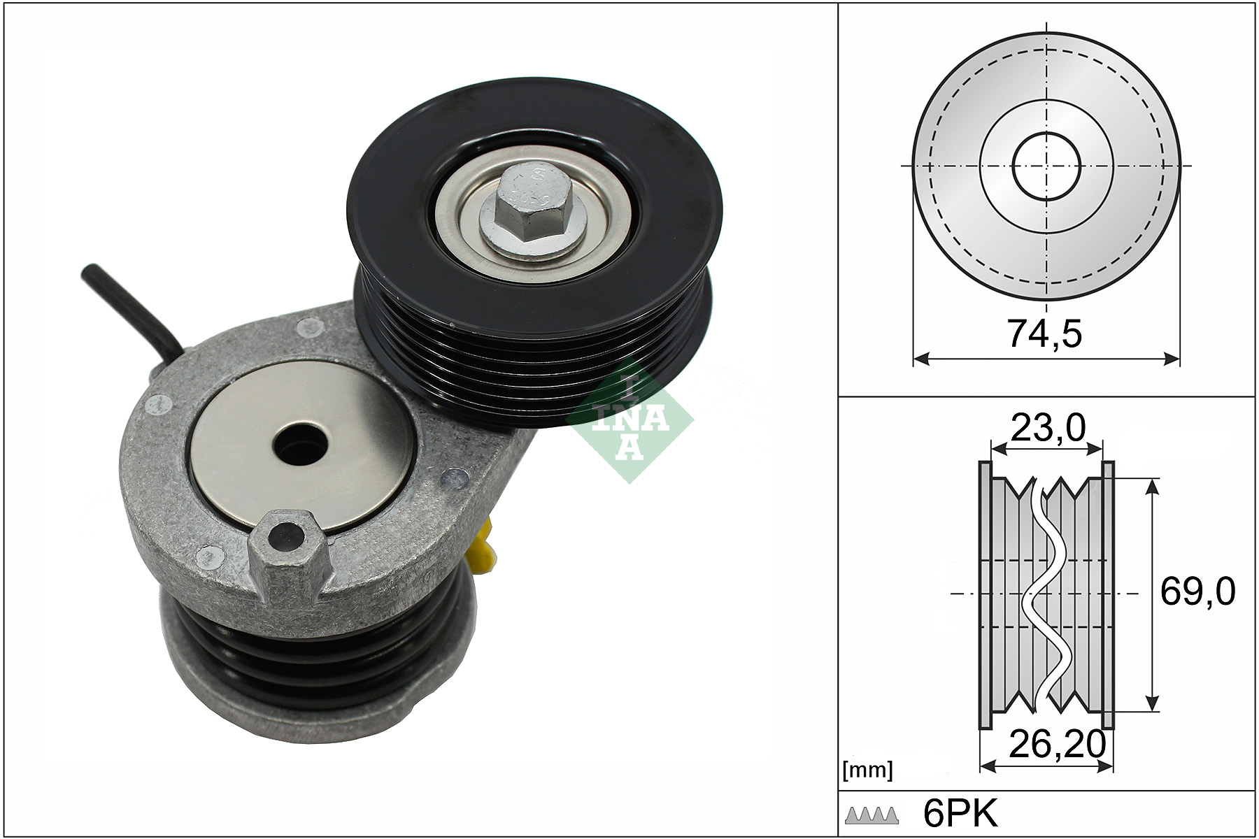SCHAEFFLER INA Remstrammer, kilerem 534101310 for KIA