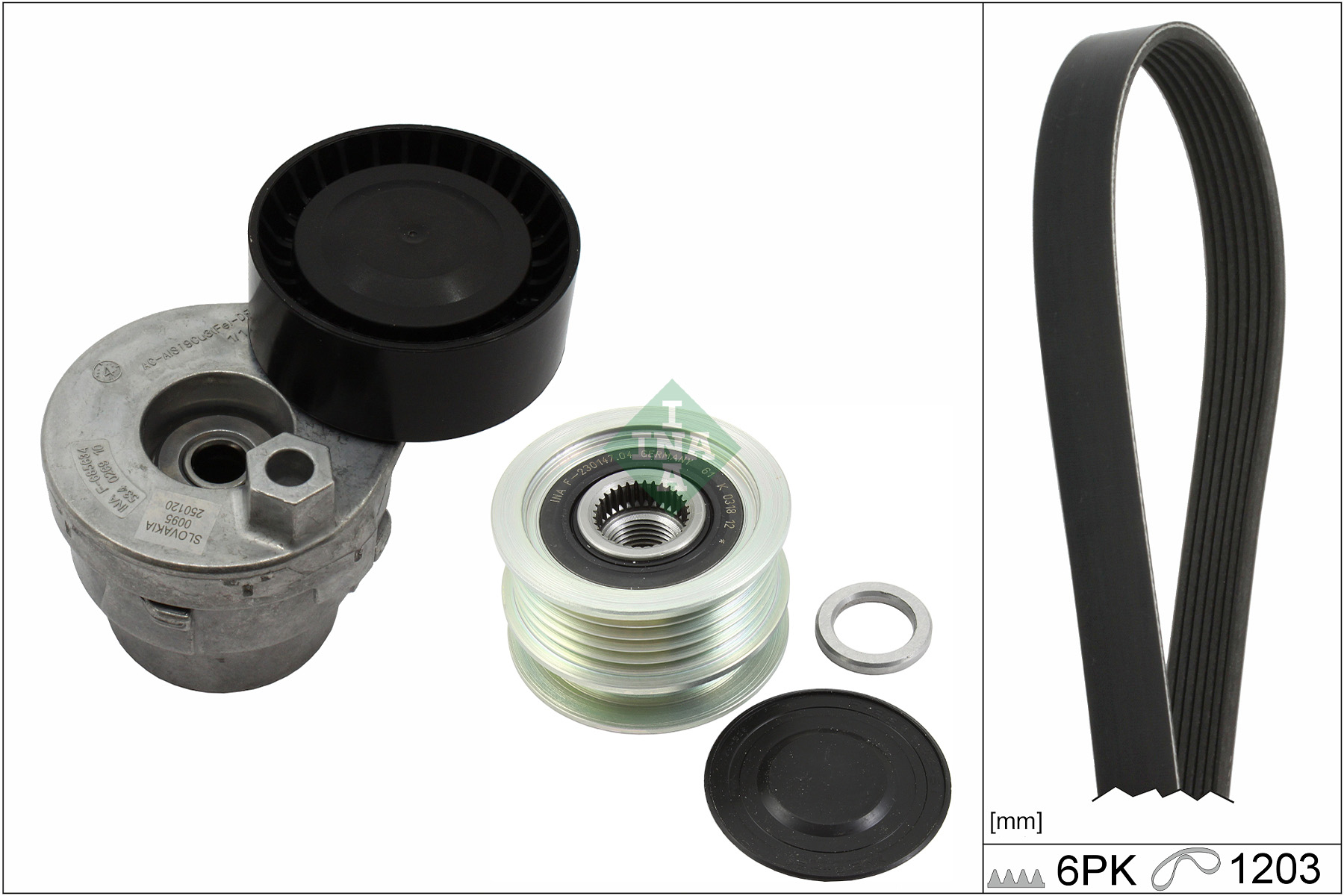 SCHAEFFLER INA Kileremssæt 529 0009 22 for RENAULT NISSAN