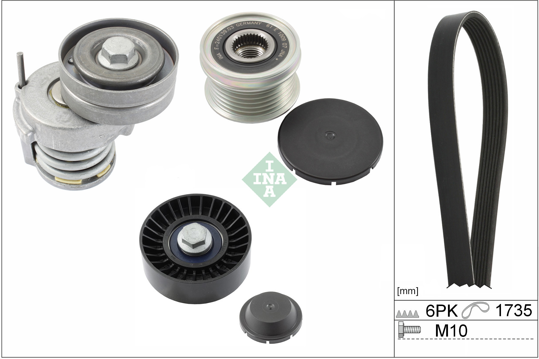 SCHAEFFLER INA Kileremssæt 529050520 for VW AUDI