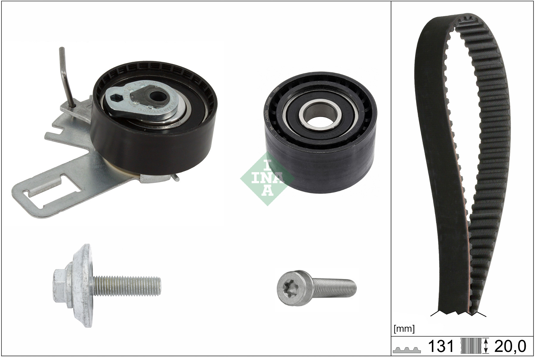 SCHAEFFLER INA Tandremssæt 530076010 for FORD OPEL VAUXHALL FIAT PEUGEOT DS LEXUS