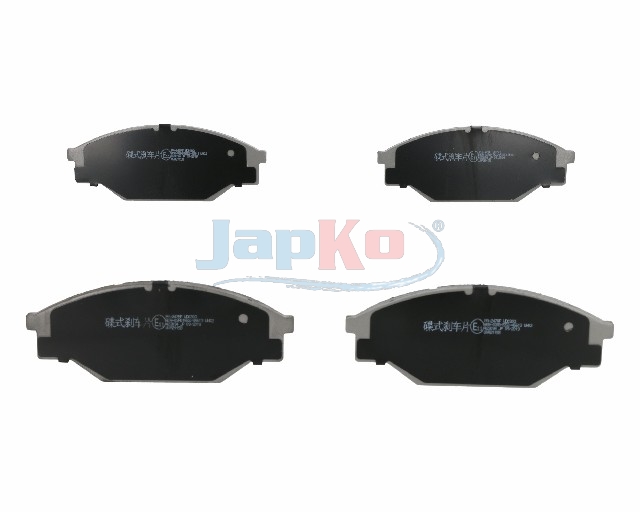 JAPKO Bremseklodser 50247 foraksel for GREAT WALL TOYOTA VW