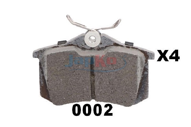 JAPKO Bremseklodser 510002 bagaksel for PEUGEOT MG VW AUDI RENAULT SEAT
