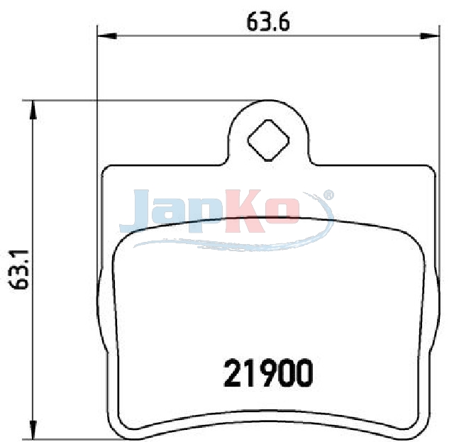 JAPKO Bremseklodser 510503 for MERCEDES-BENZ