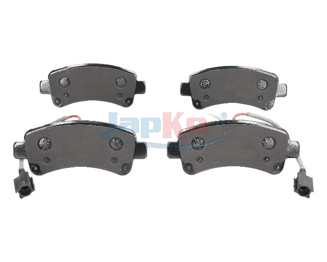 JAPKO Bremseklodser 510617 bagaksel for FIAT VAUXHALL PEUGEOT