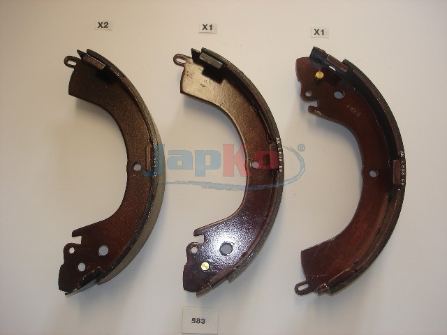 JAPKO Bremsebakkesæt 55583 bagaksel for MITSUBISHI
