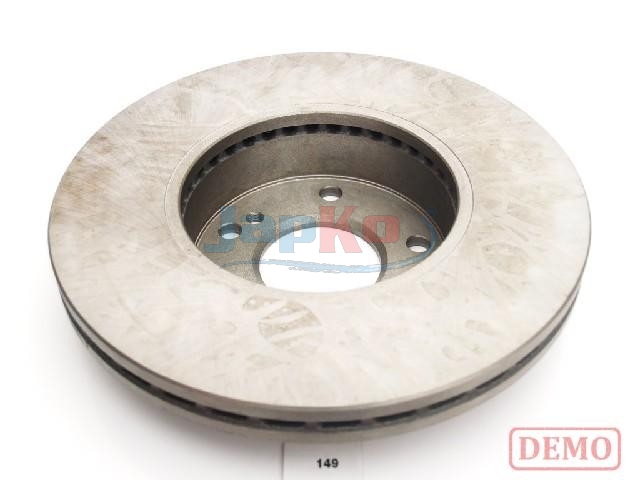 JAPKO Bremseskive 60149c foraksel ventileret 280mm 26mm for NISSAN